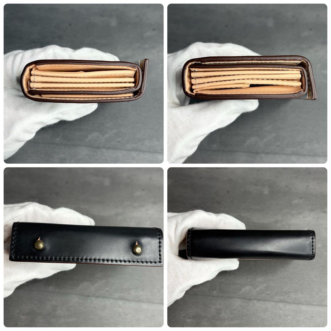 【付属品完備】m+ エムピウ ミッレフォッリエ2 コードバン 黒