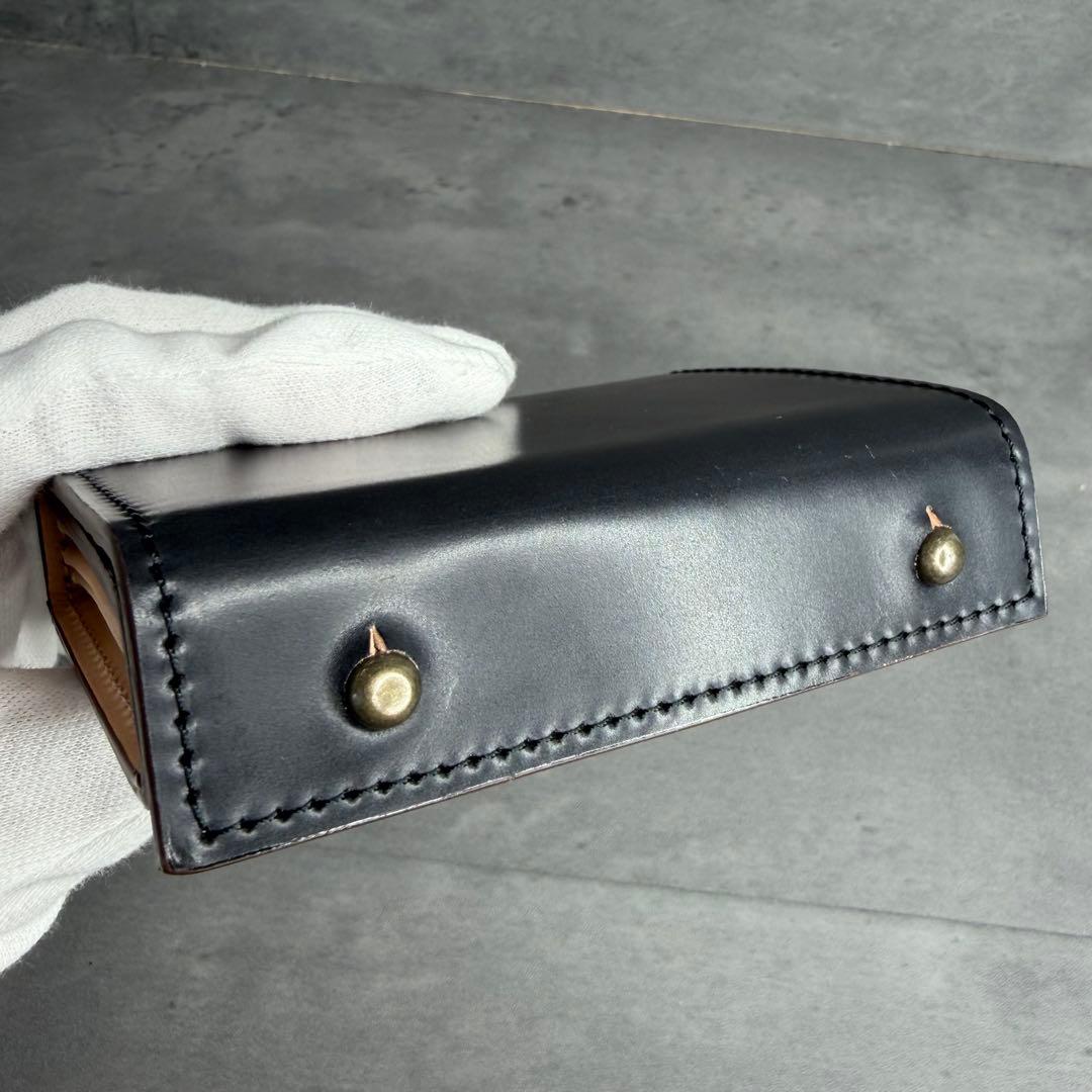 【付属品完備】m+ エムピウ ミッレフォッリエ2 コードバン 黒