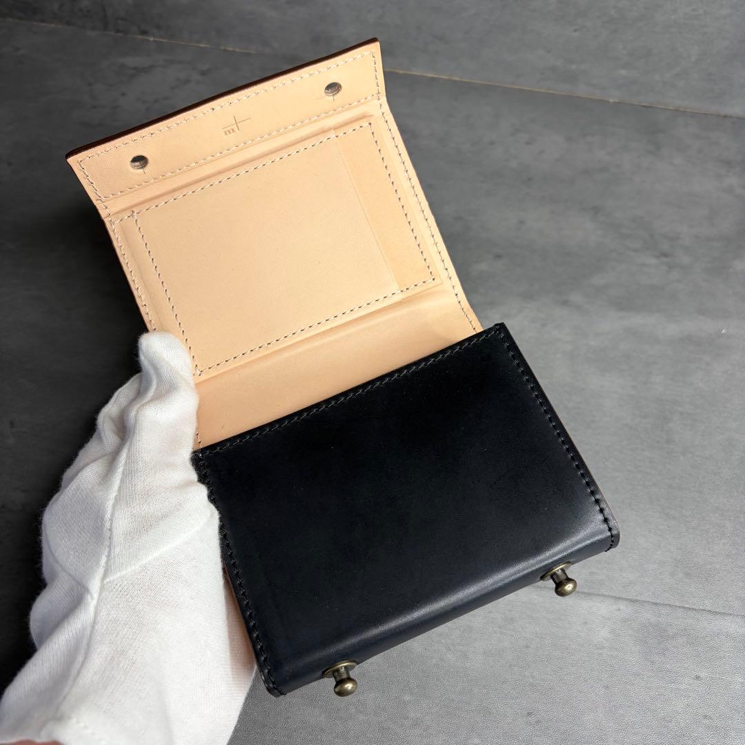 【付属品完備】m+ エムピウ ミッレフォッリエ2 コードバン 黒