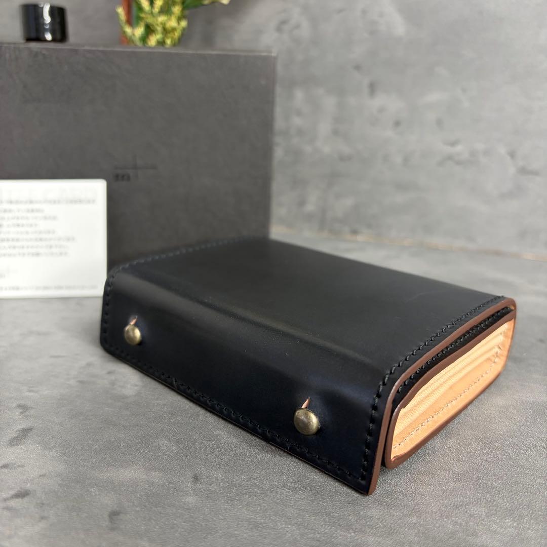 【付属品完備】m+ エムピウ ミッレフォッリエ2 コードバン 黒