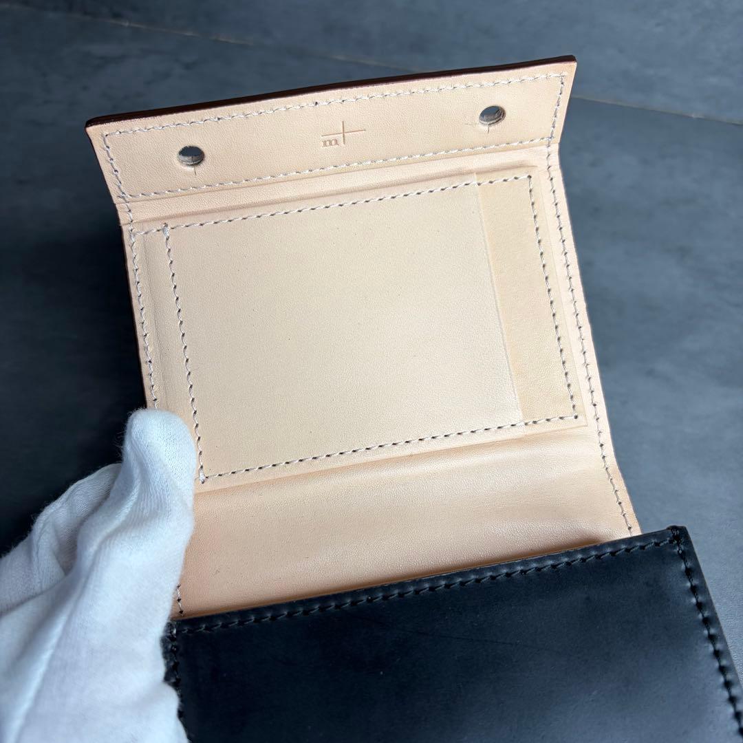 【付属品完備】m+ エムピウ ミッレフォッリエ2 コードバン 黒