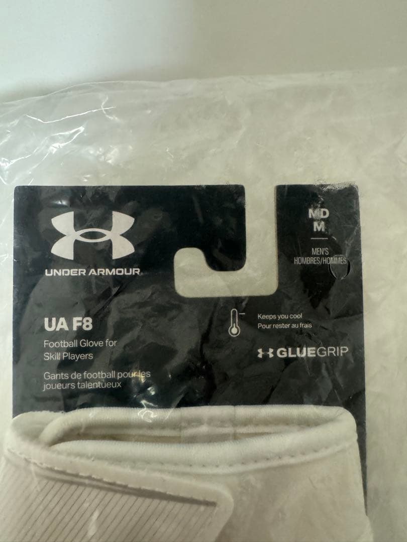 UNDER ARMOUR UA F8 アメリカンフットボールグローブ Mサイズ