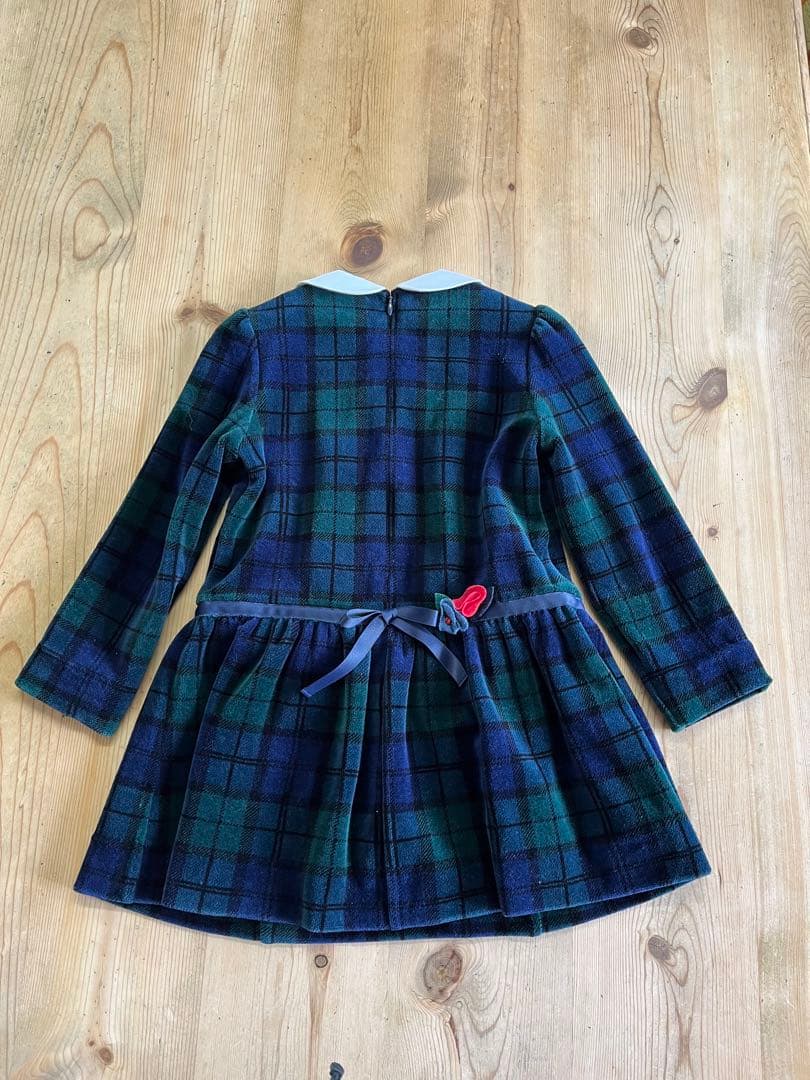 【美品】ファミリア　セレモニーワンピース　100