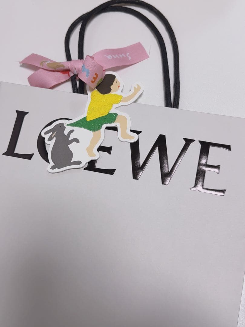 LOEWE モヘア マフラー アイボリー
