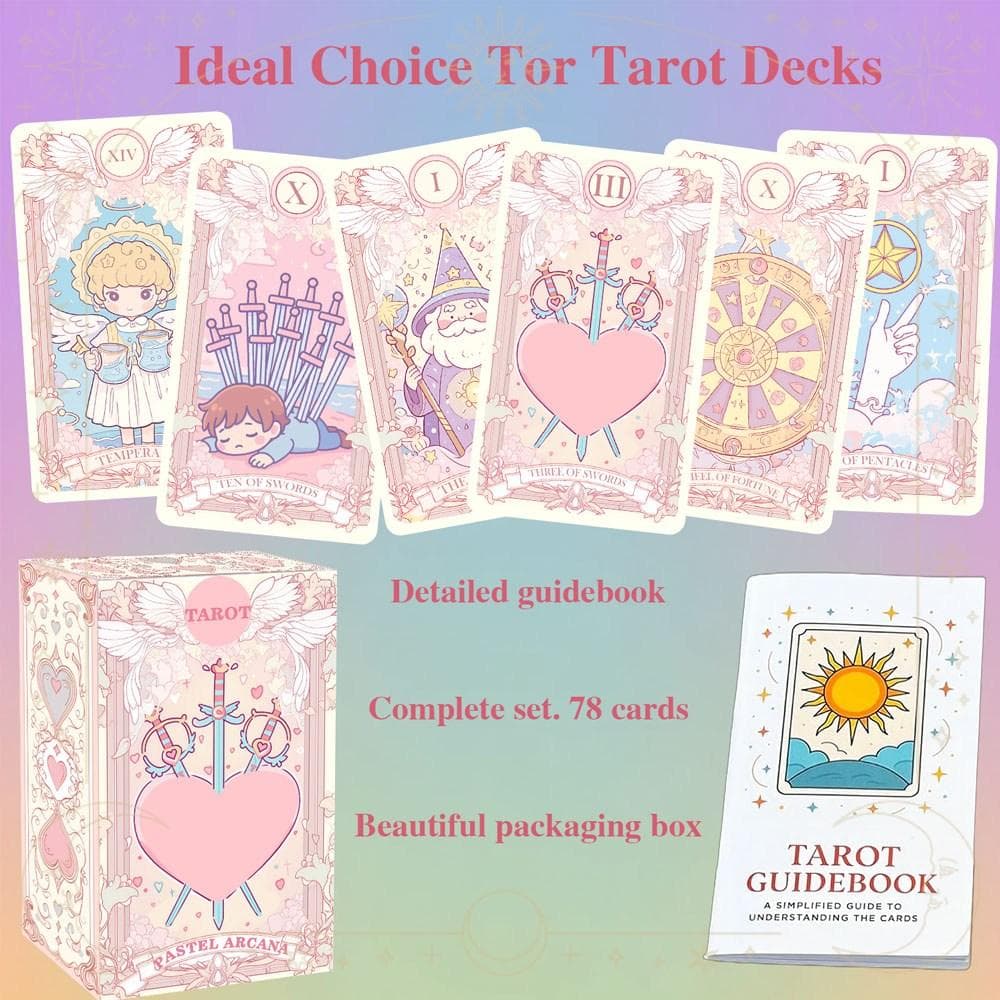 【正規品タロットカード】魔法少女の世界観✨ゆめ可愛い＆パステルファンタジーデッキ