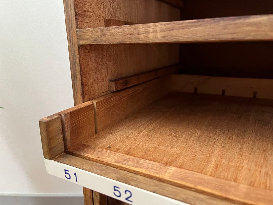 ◆アンティーク◆ 木製ショーケース　　縫製系　昭和レトロ　ディスプレイ