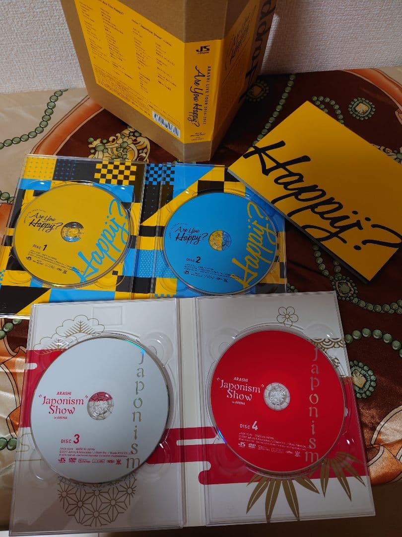 嵐　ライブツアーDVD、Blu-ray4点セットまとめ売り