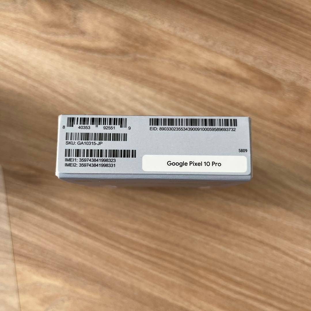 スマートフォン本体 Google pixel10Pro 256GB moonstone