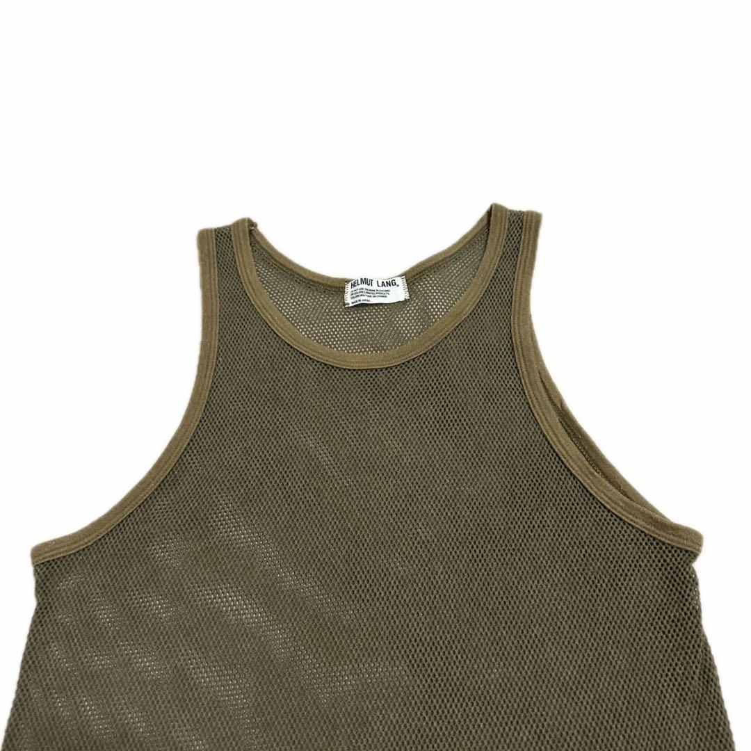 トップス 90s HELMUT LANG Militaly Mesh Tank Top