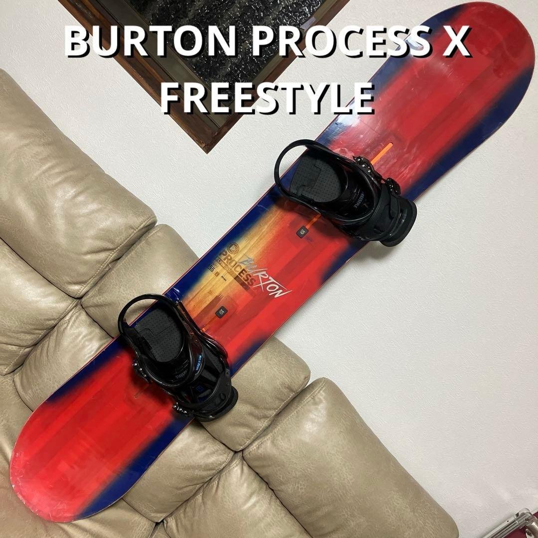 BURTON PROCESS X 155 ×BURTON FREESTYLE M