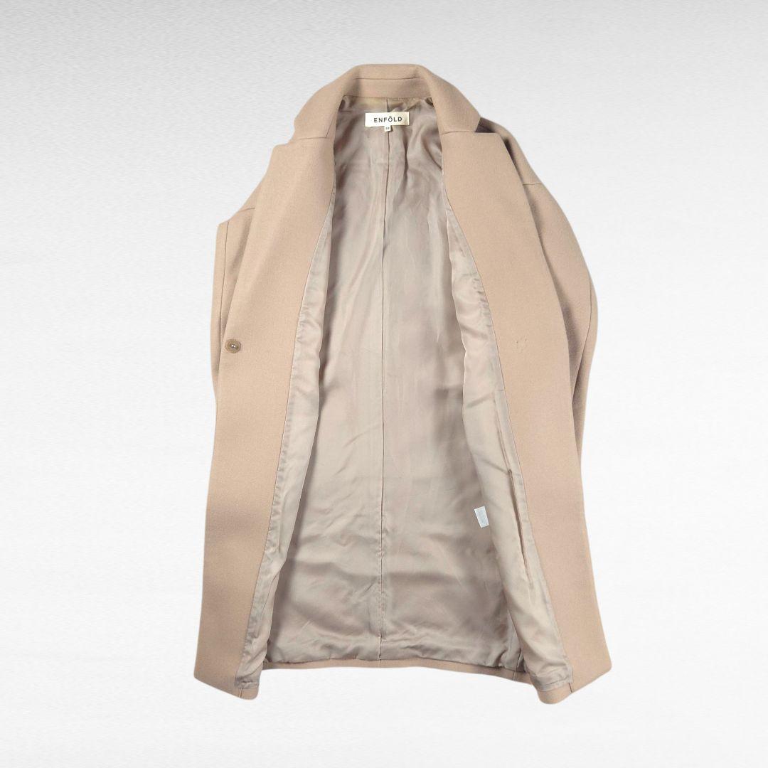 ジャケット・アウター ENFOLD Beige Cashmere Blend Chester Coat