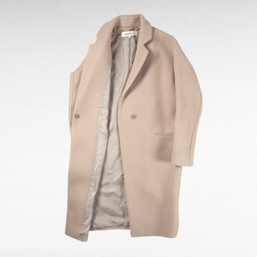 ジャケット・アウター ENFOLD Beige Cashmere Blend Chester Coat