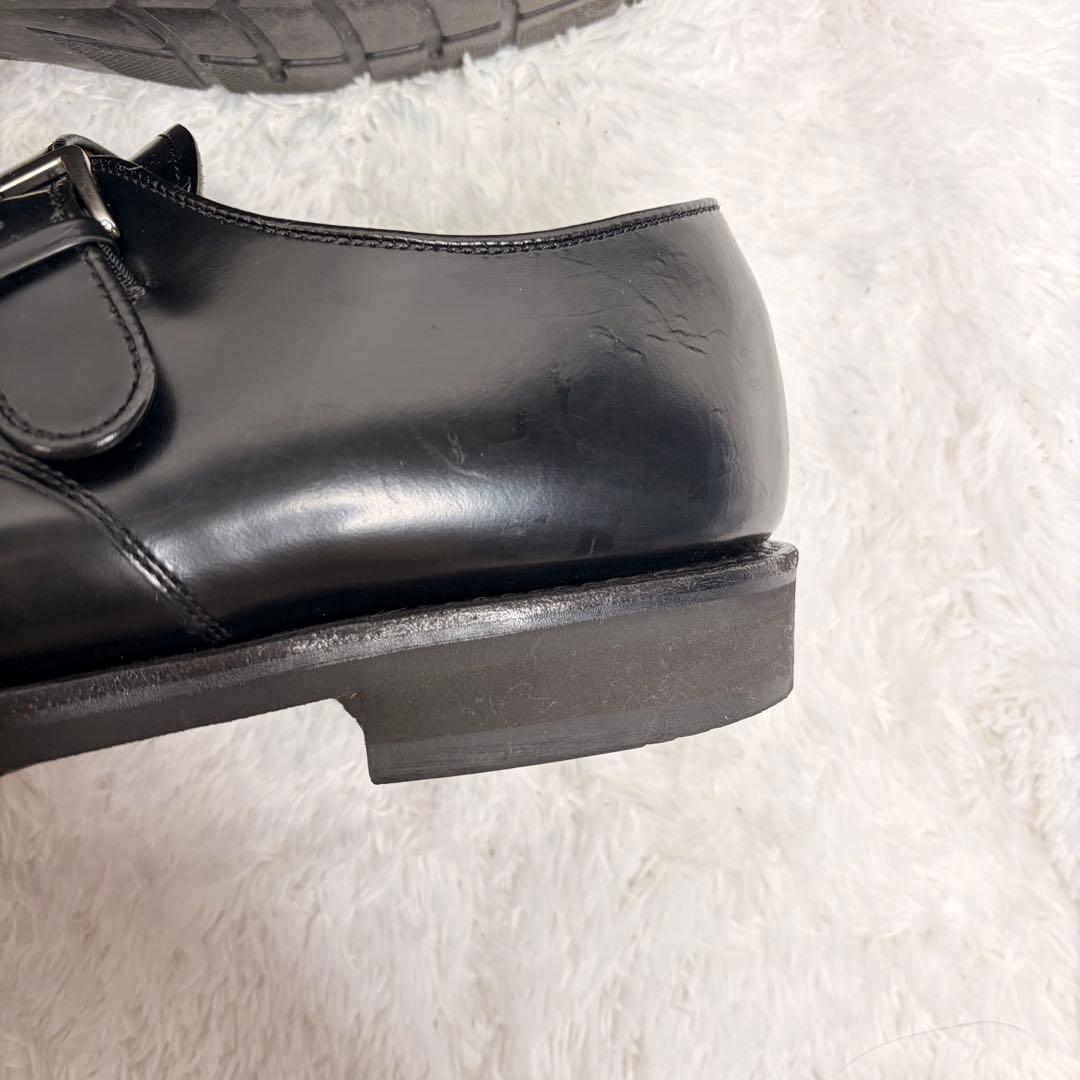 良品✨REGAL リーガルモンクストラップレザー　ブラック　27cm