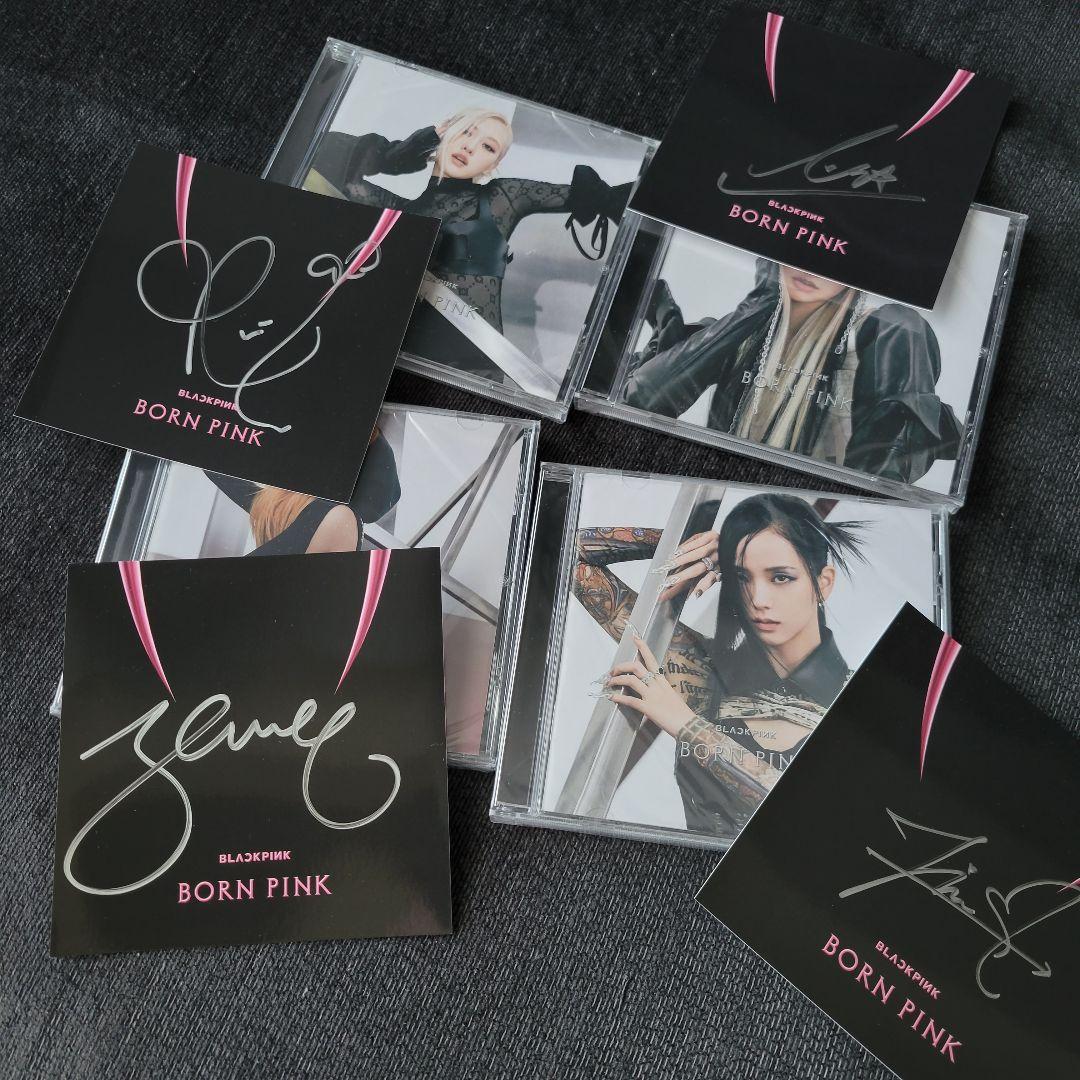 ブルピン BLACKPINK BORN PINK 直筆サイン入りCDセット