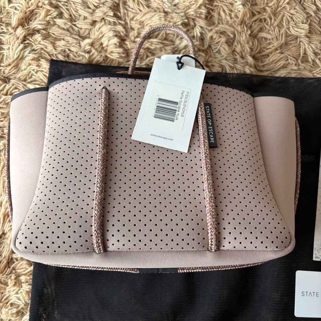 【未使用】ステイトオブエスケープ プティエスケープ ハンドバッグ ベージュ