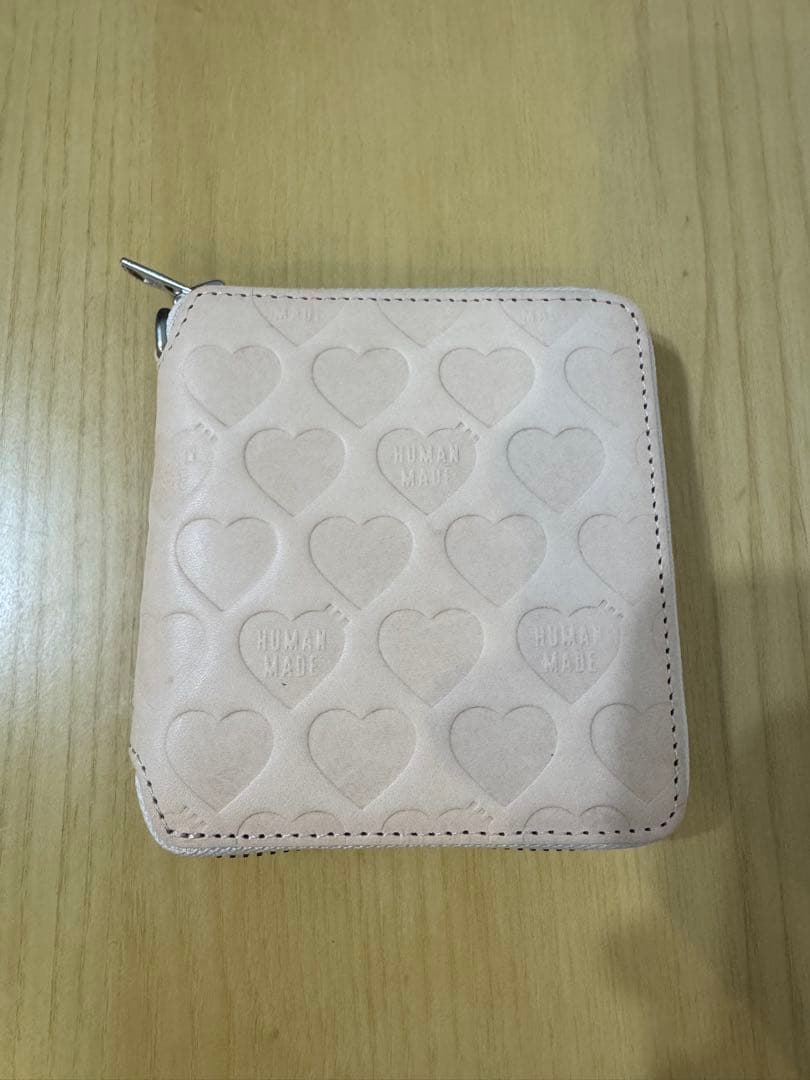 小物 human made LEATHER WALLET BEIGE