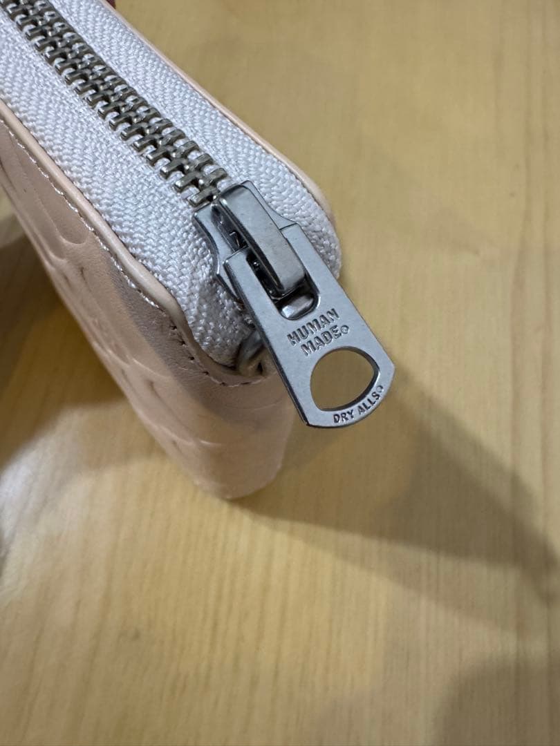 小物 human made LEATHER WALLET BEIGE