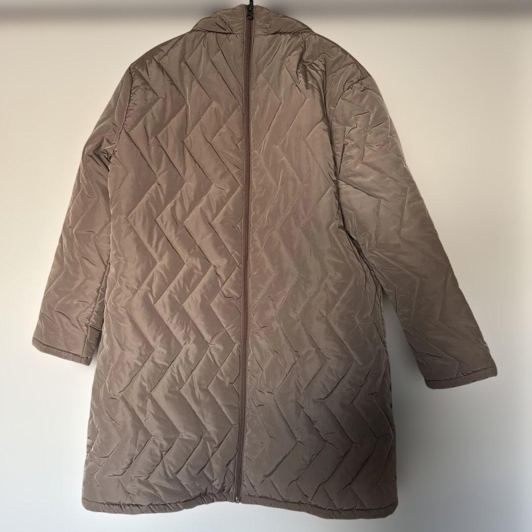 最終値下げ！【極美品】ミルクティー 中綿ロング ママコート4way ベージュ