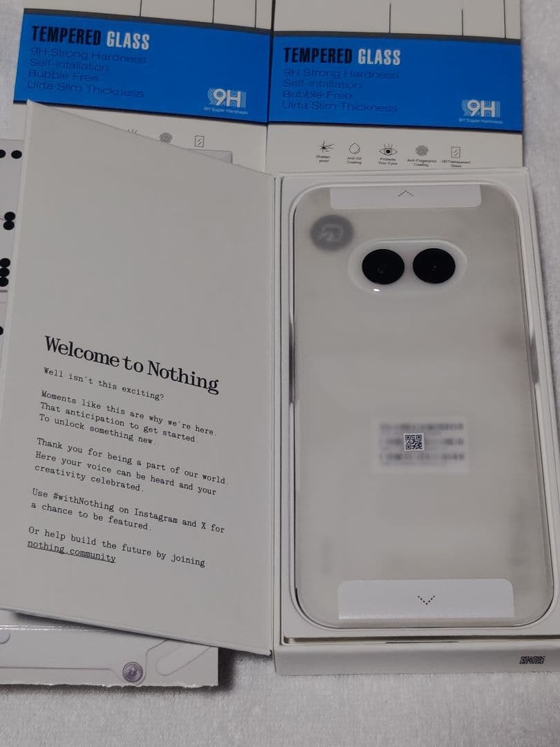 【ほぼ新品】 国内版　Nothing Phone (2a)　ミルク　256GB