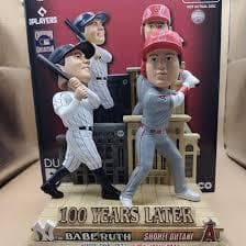 216個限定　大谷翔平＆ベーブルース　ダブルボブルヘッド　シリアル№付　未展示品