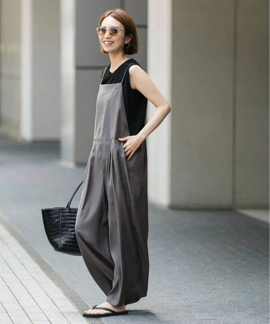 FRAMeWORK キュプラツイルキャミサロペット