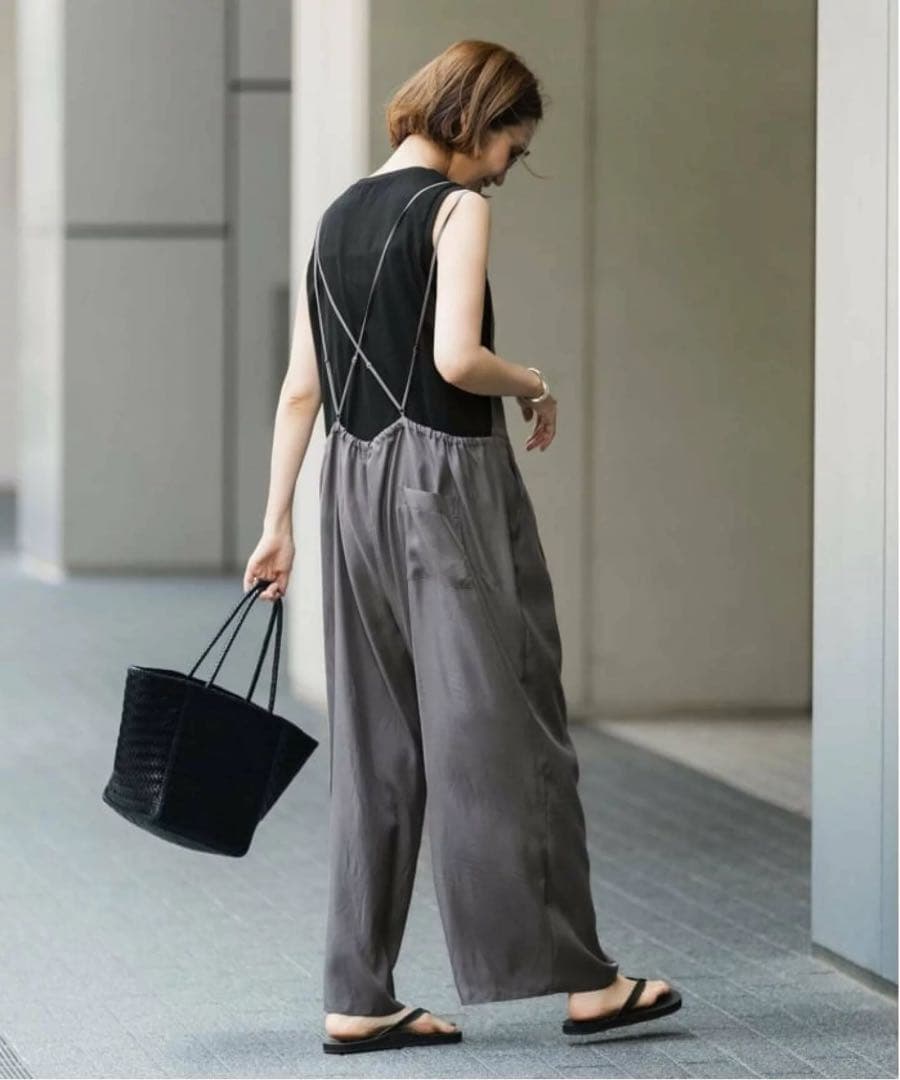 FRAMeWORK キュプラツイルキャミサロペット