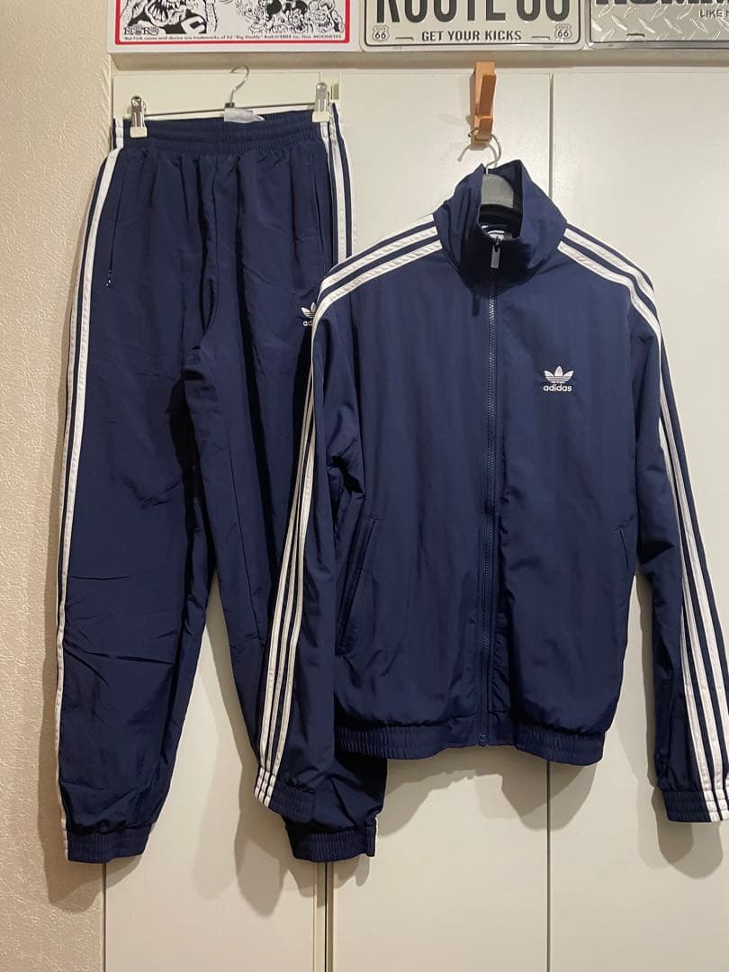 adidas ウーブン ファイヤーバード ナイロンジャケットパンツ