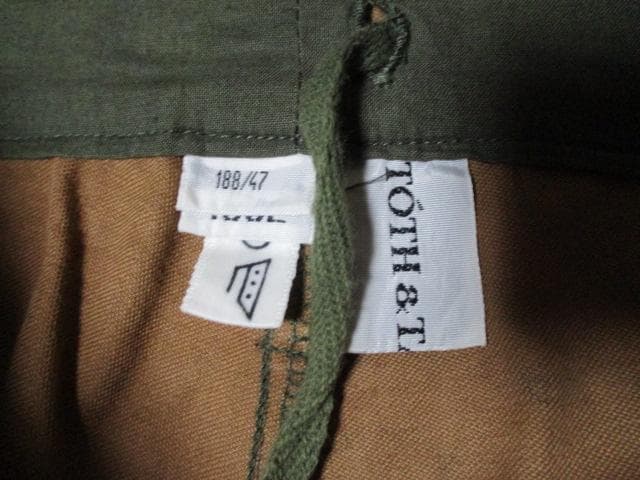 ９０年代　ハンガリー軍　カモフラージュ　ミリタリーパンツ　１８８　４７