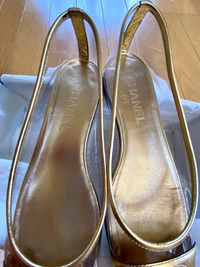 CHANELバレエシューズ