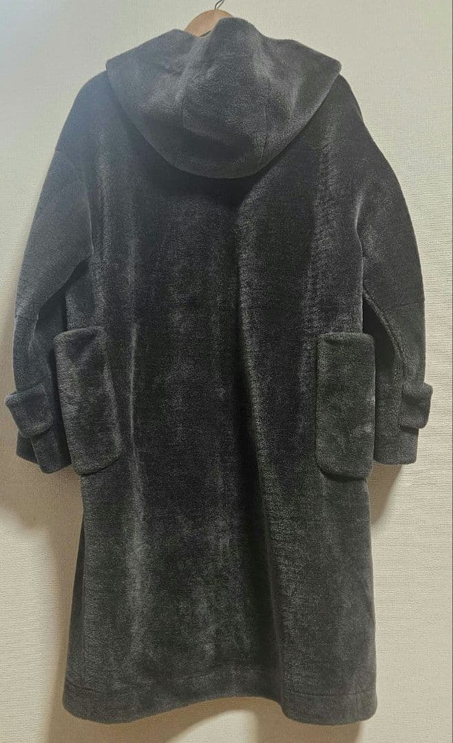 美品　FURFUR ファーファー　ボアダッフルコート グレー　ロング