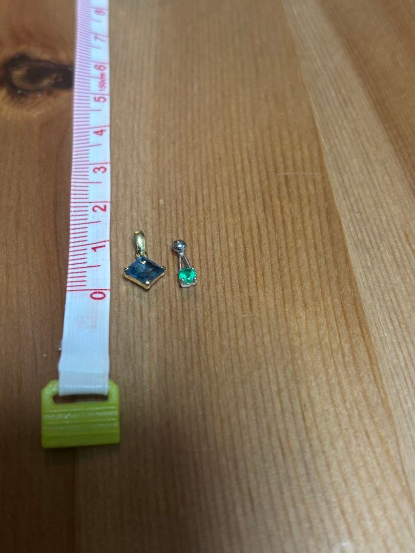 k18 チャーム　pt900 パーツ