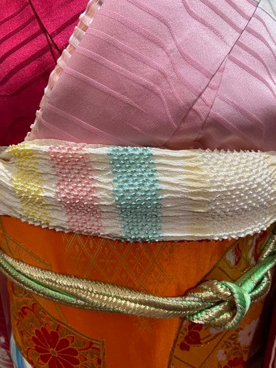 お振袖　帯2種　長襦袢　小物一式、追加で小物サービス