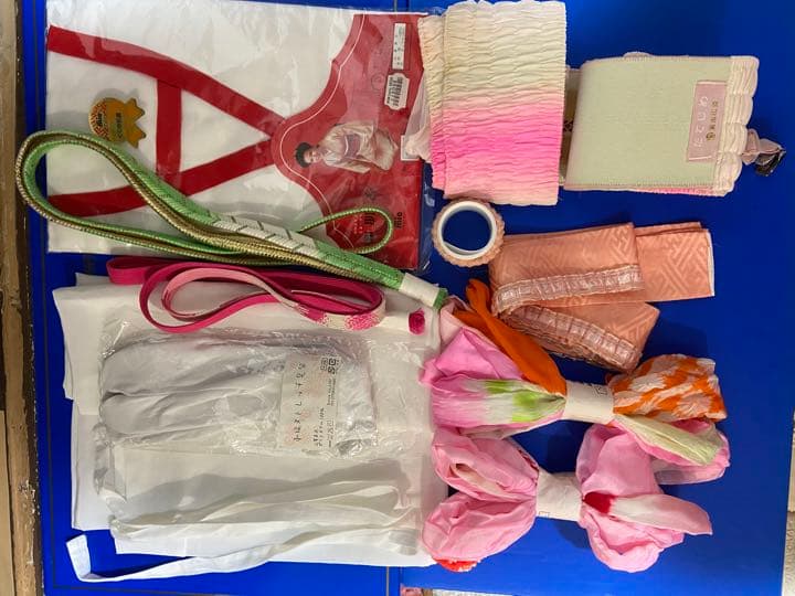 お振袖　帯2種　長襦袢　小物一式、追加で小物サービス