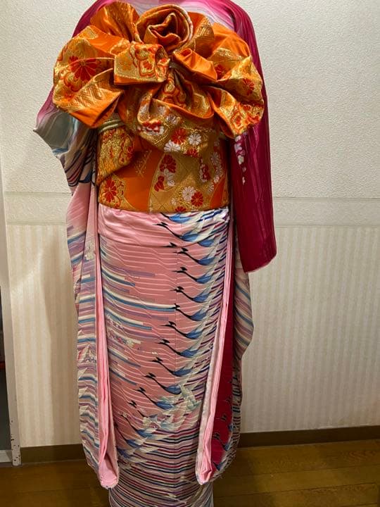 お振袖　帯2種　長襦袢　小物一式、追加で小物サービス