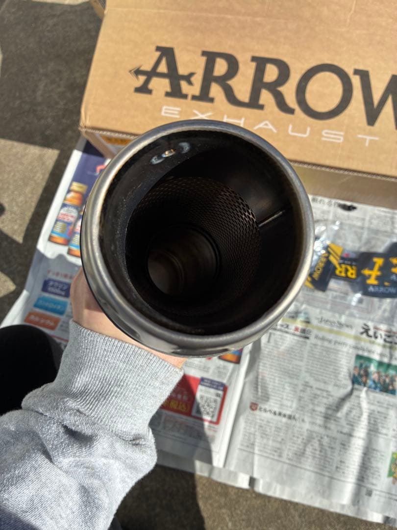 cbr1000rr-r arrow exhaust スリップオン　sc82