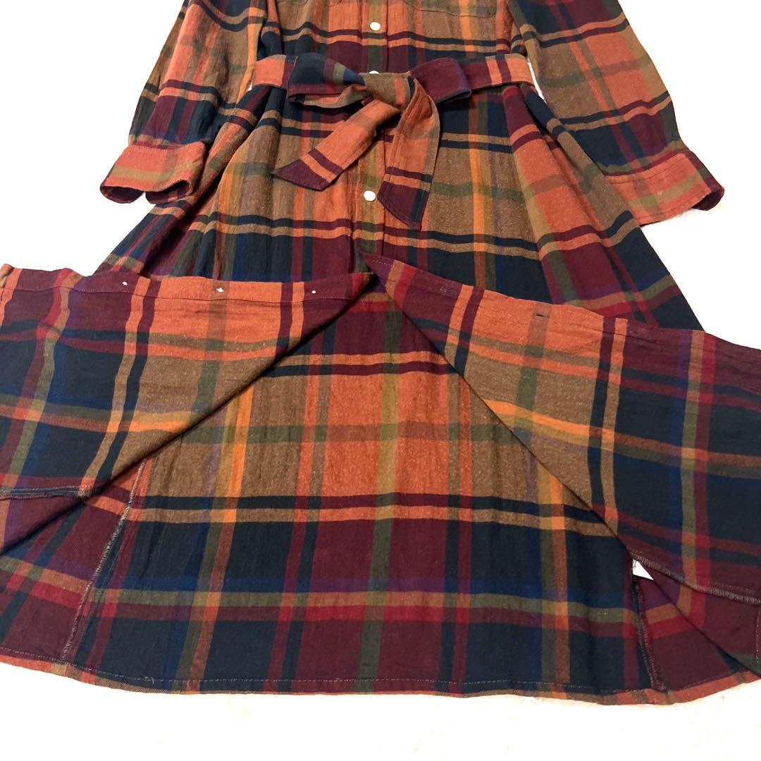 極美品☆現行ポロラルフローレンシャツドレスワンピース大きいサイズ