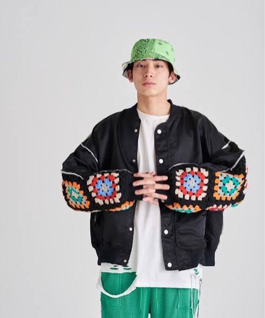 DISCOVERED KNIT SLEEVE MA-1【HIROKI】