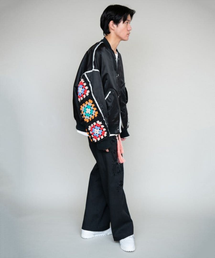 DISCOVERED KNIT SLEEVE MA-1【HIROKI】