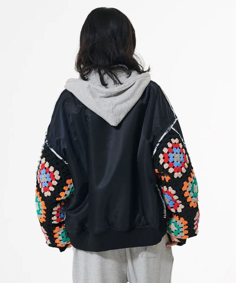 DISCOVERED KNIT SLEEVE MA-1【HIROKI】