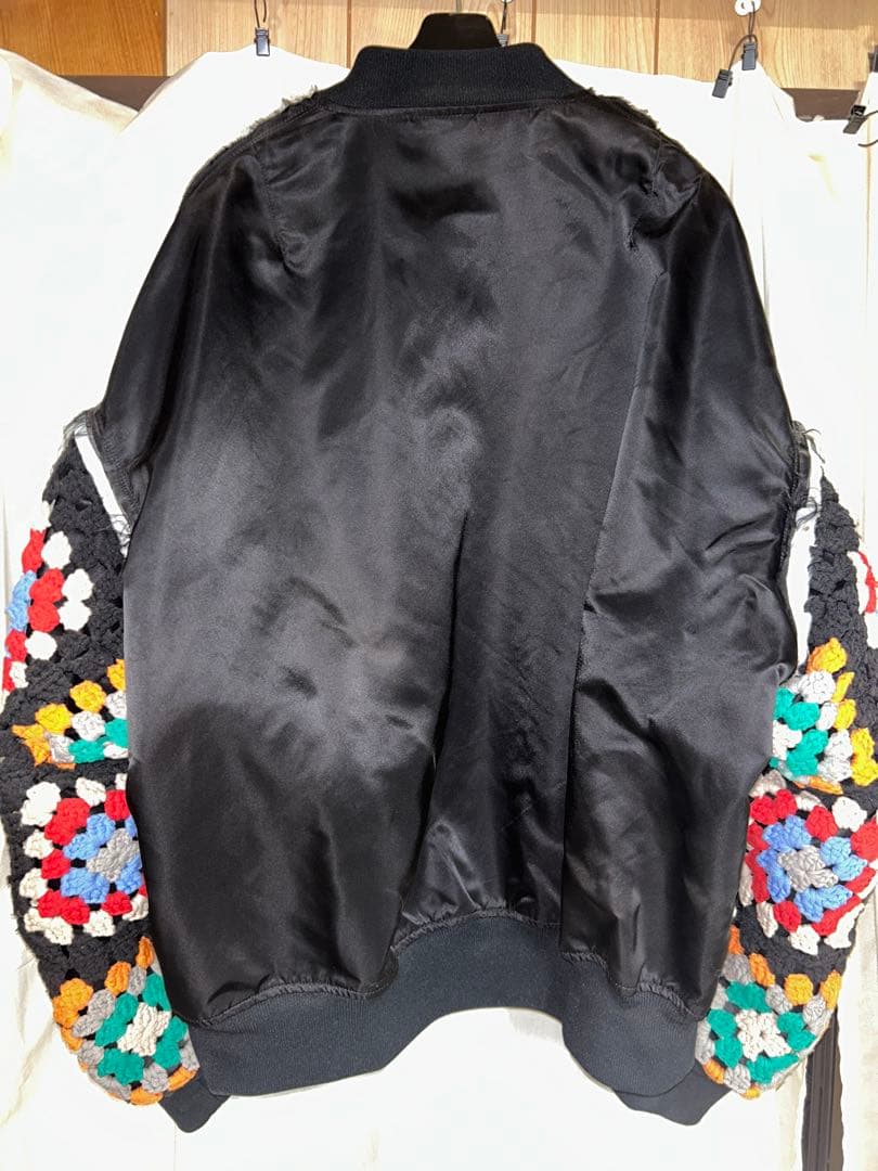 DISCOVERED KNIT SLEEVE MA-1【HIROKI】