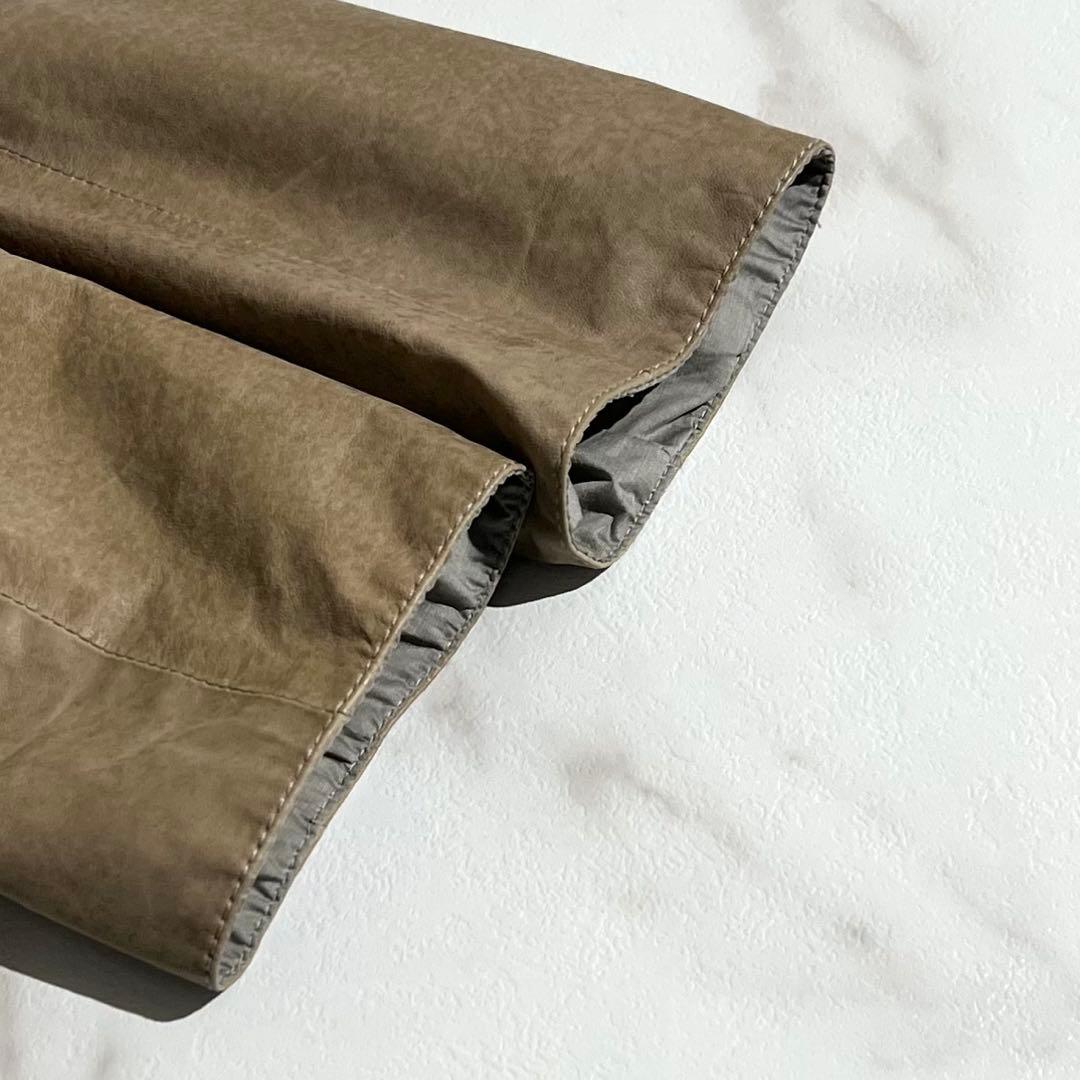 入手困難✨ ブルネロクチネリ リバーシブル ダブル チェスターコート レザー