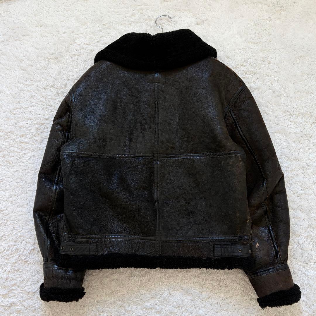 AVIREX B-3 ムートン フライトジャケット 短丈 ヴィンテージ 38