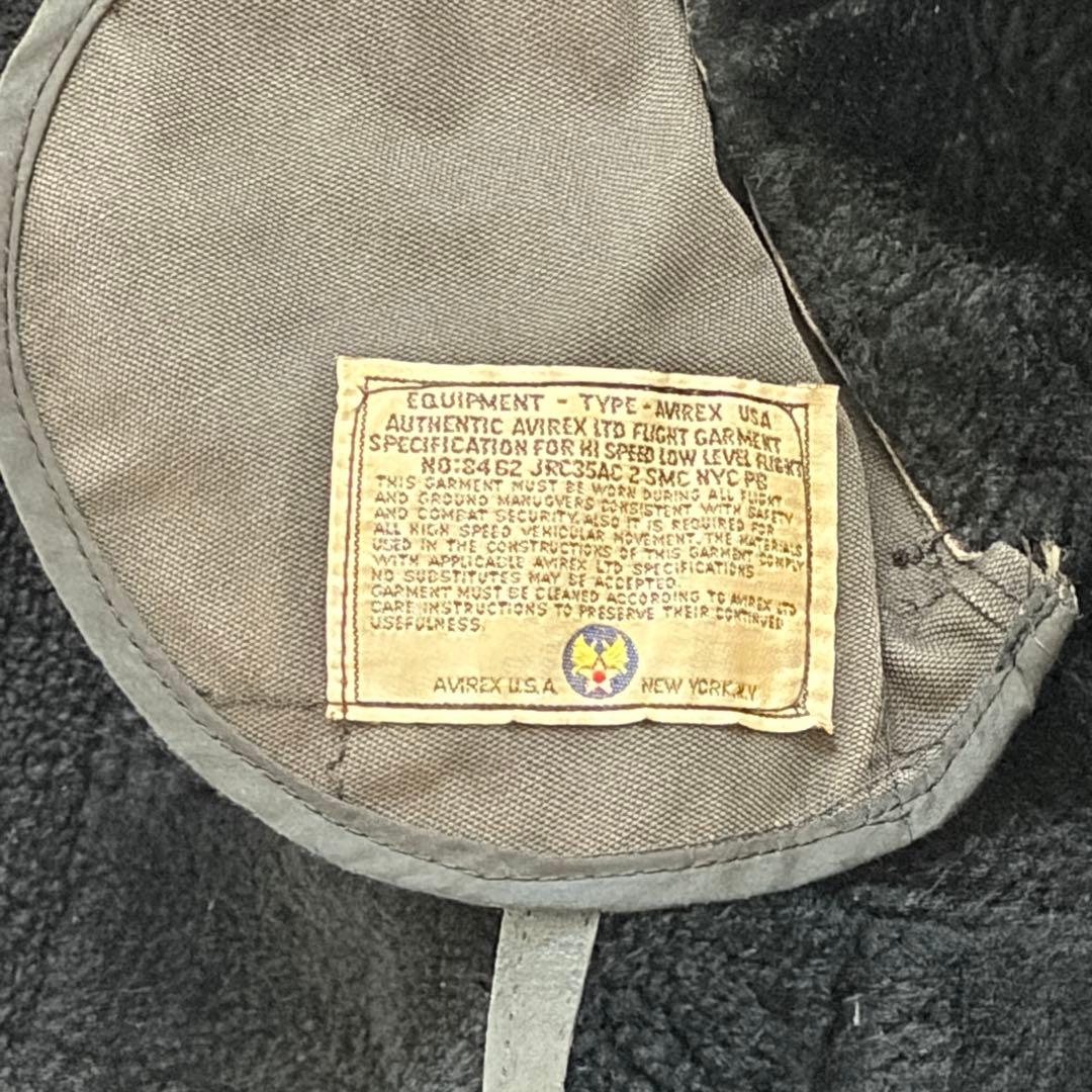 AVIREX B-3 ムートン フライトジャケット 短丈 ヴィンテージ 38