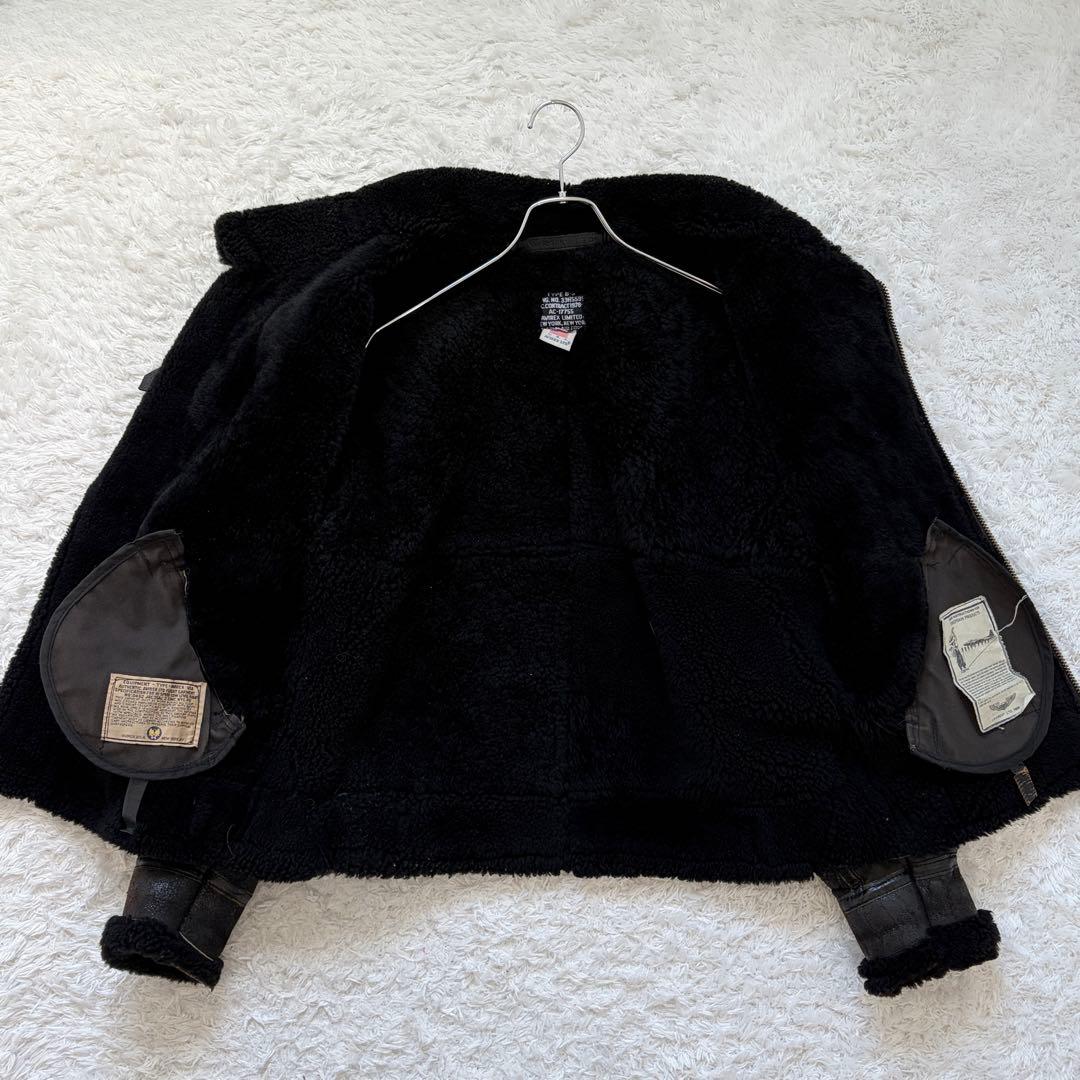 AVIREX B-3 ムートン フライトジャケット 短丈 ヴィンテージ 38
