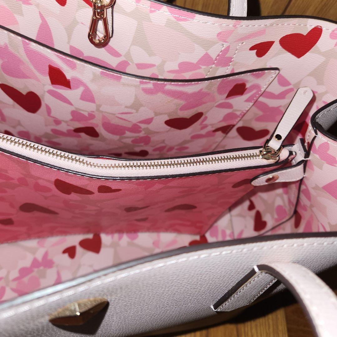 【新品自宅保管品】kate spade スモーキーピンク トートバッグ