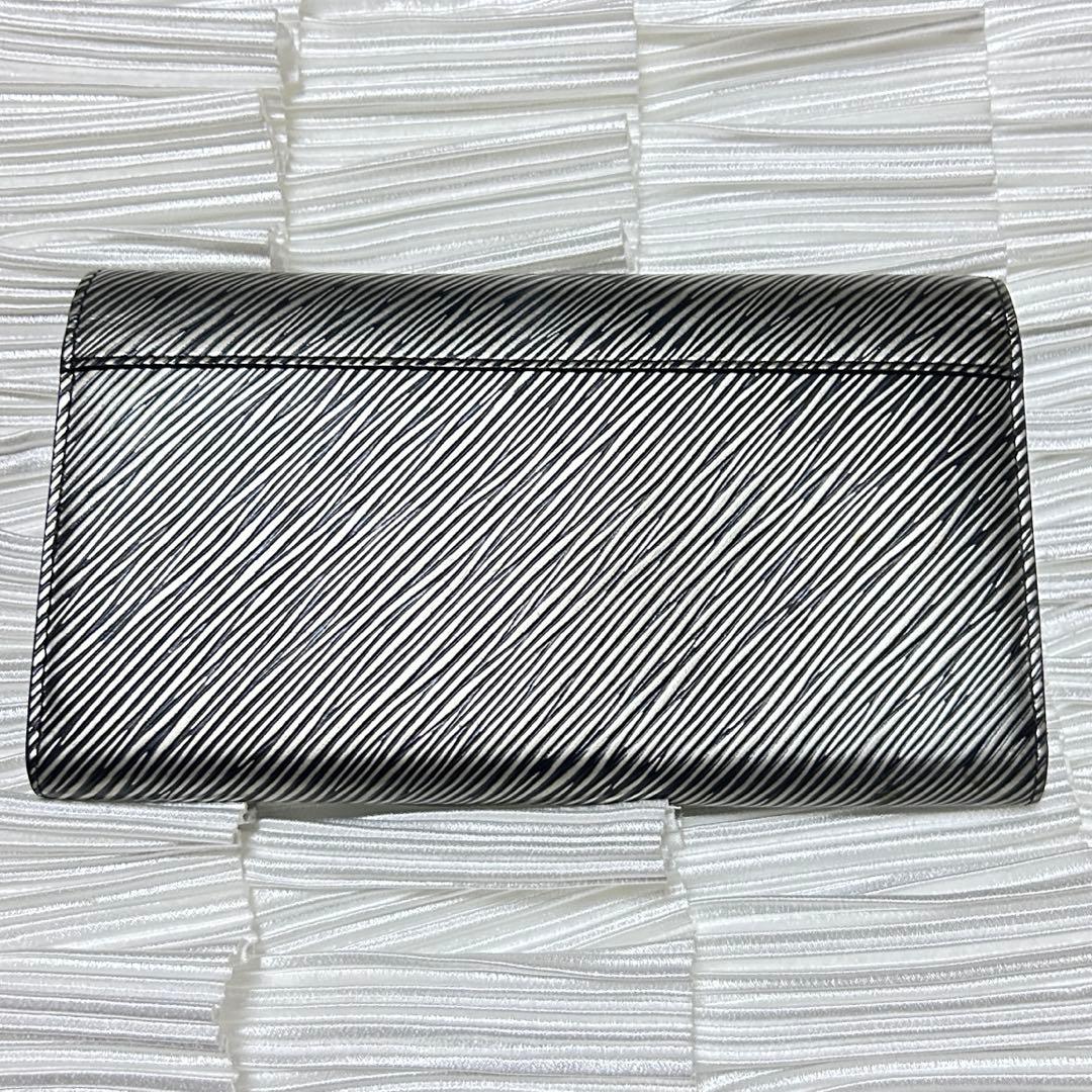 【美品】Louis Vuitton シルバー 長財布