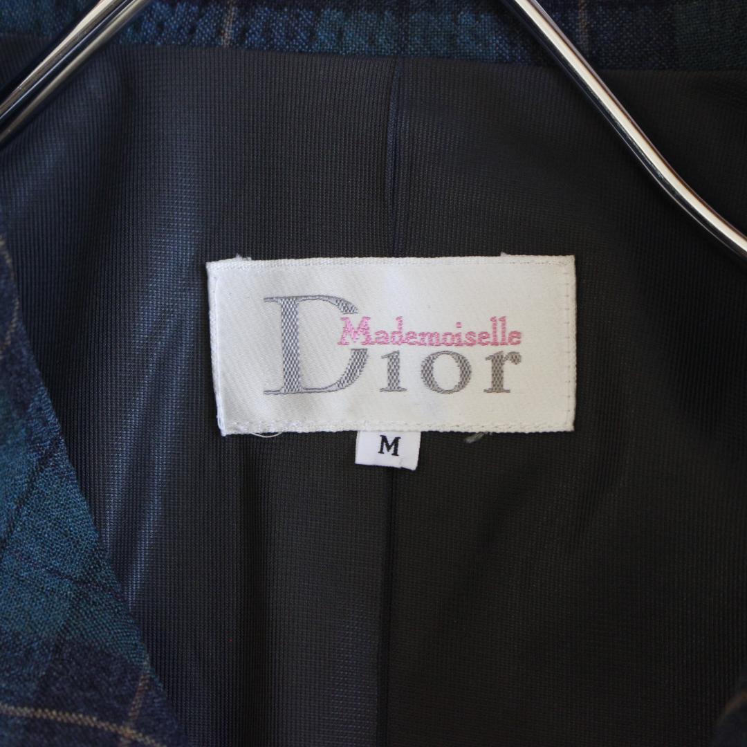 【極美品】Christian Dior シアサッカーナポレオンジャケット M