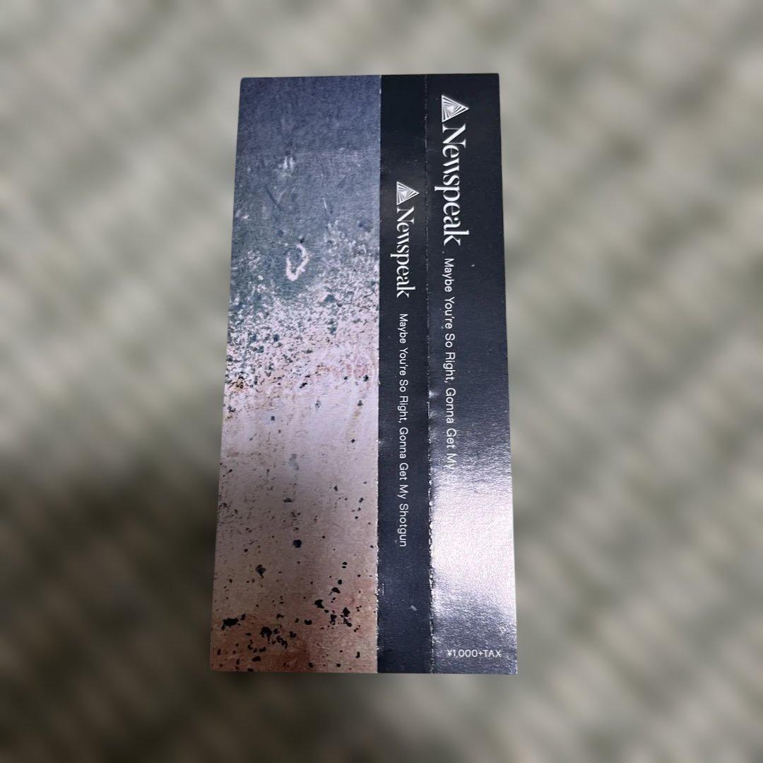 Newspeak ライブ会場限定CD メンバー全員サイン入り 廃盤