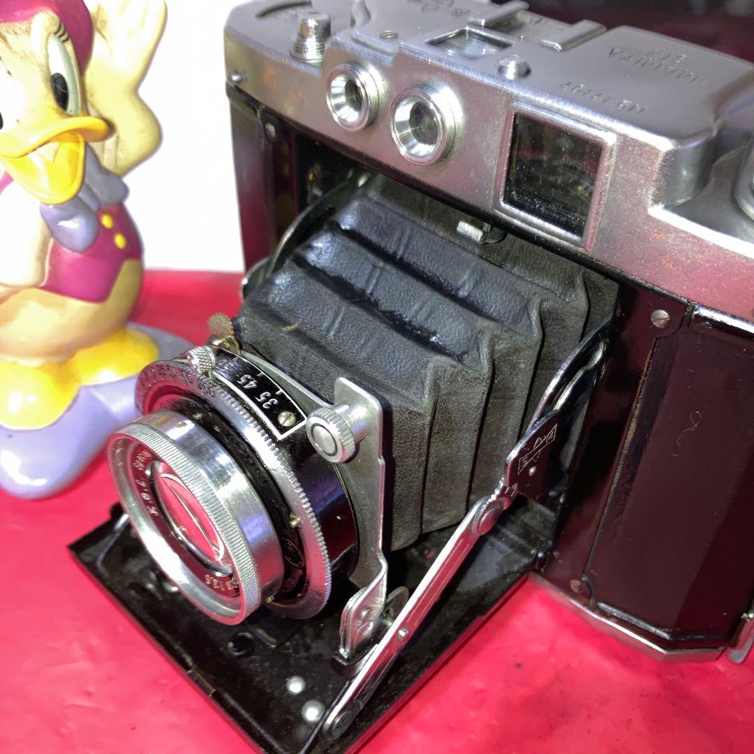 ヴィティージ蛇腹MAMIYA sixレンジファインダー中判カメラ 露出機能動完動