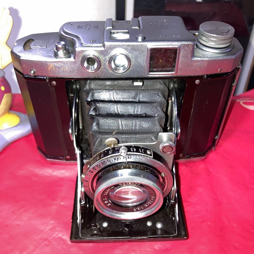 ヴィティージ蛇腹MAMIYA sixレンジファインダー中判カメラ 露出機能動完動